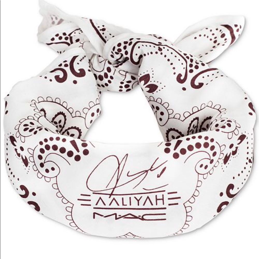 Limited edition Aaliyah MAC bandanna